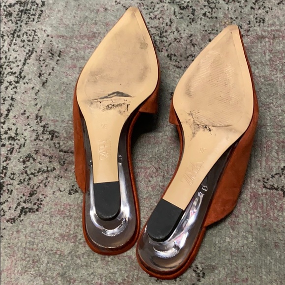 Zara mule with clear heel - Picture 2 of 3